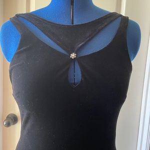 Ankle length black dress by Night Scene